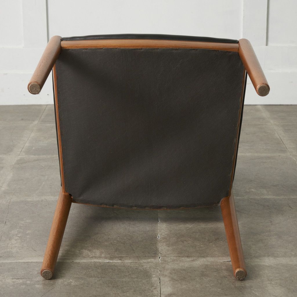 日進木工 Norfore ダイニングチェア オーク 本革 木製 椅子 北欧