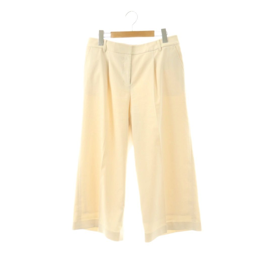 モラビト MORABITO ワイドパンツ ジッパーフライ リネン混 40