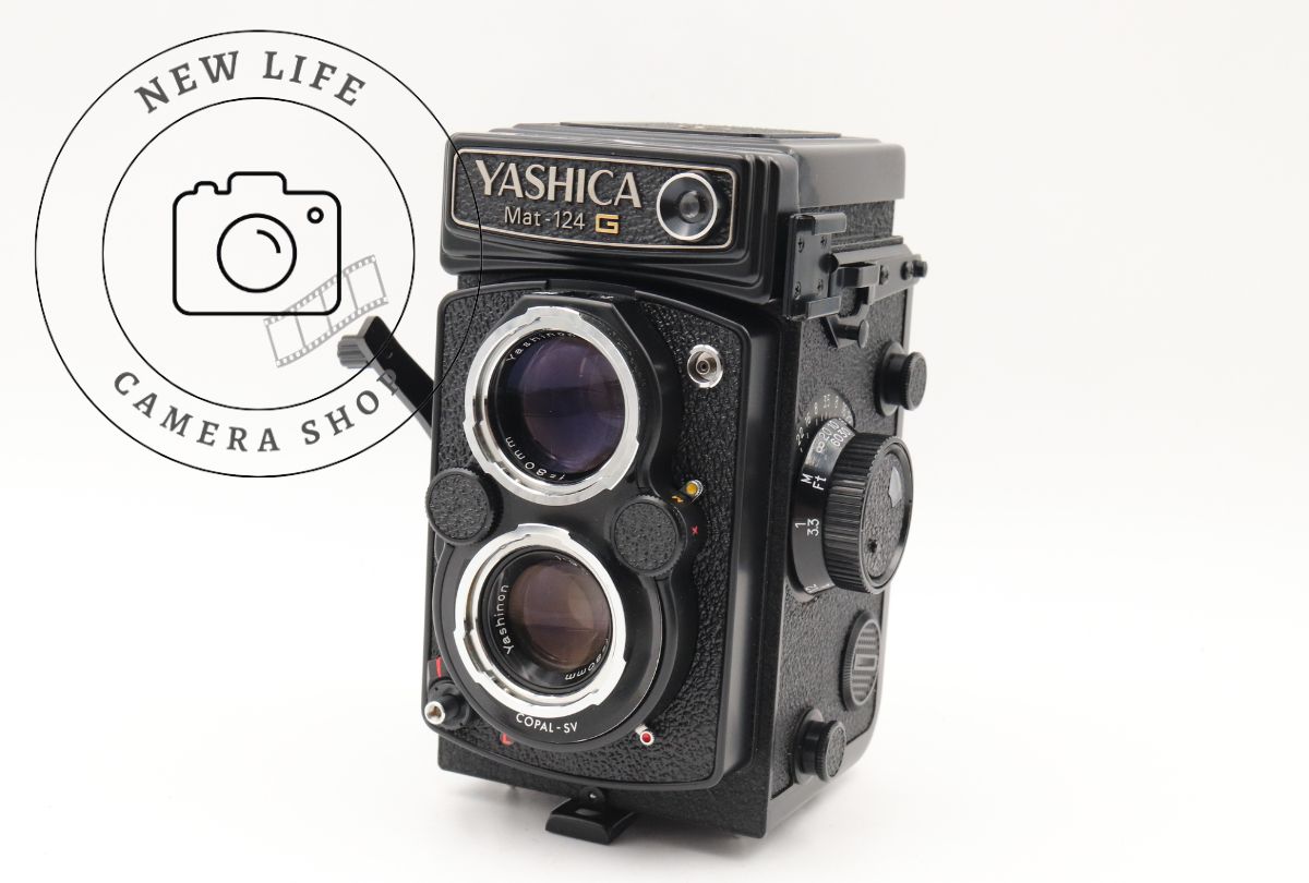 美品☆Yashica ヤシカ Mat-124 G ヤシカマット 二眼レフ Yashinon 80mm