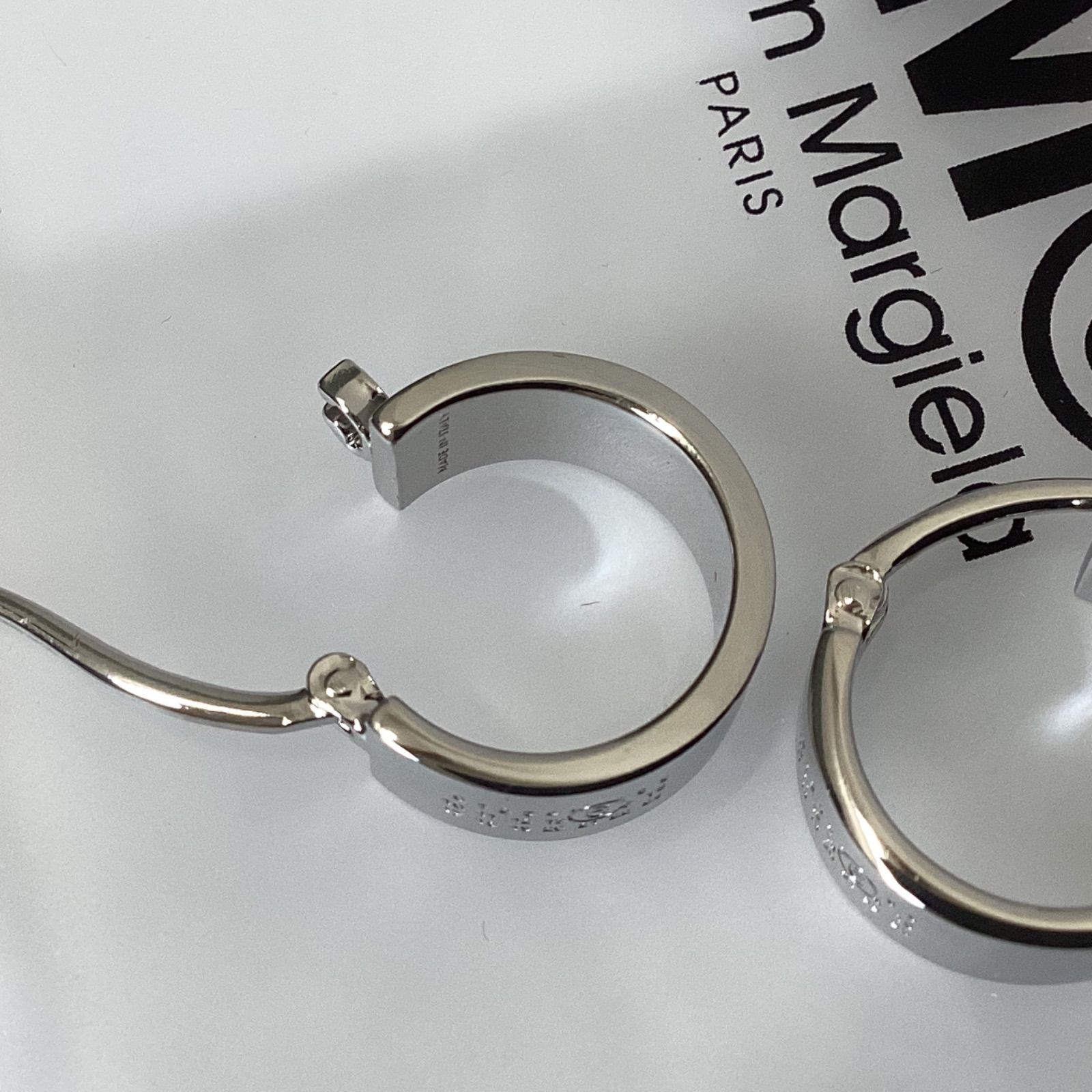 新品、未使用】 MM6 MAISON MARGIELA ニューメリック フープピアス