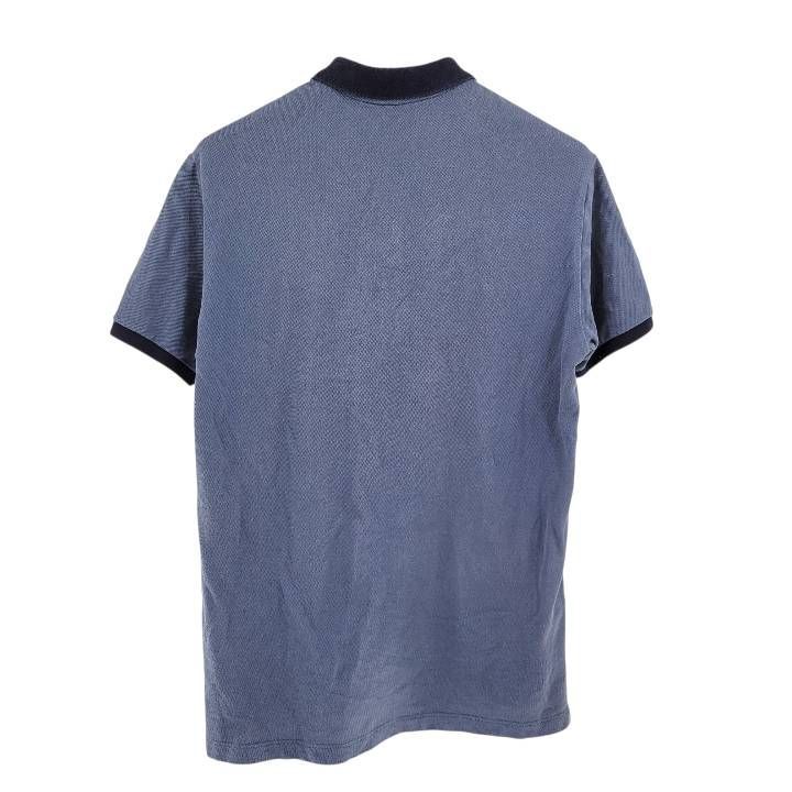 Etro エトロ 半袖ポロシャツ ネイビーブルー イタリア製 ペイズリー柄