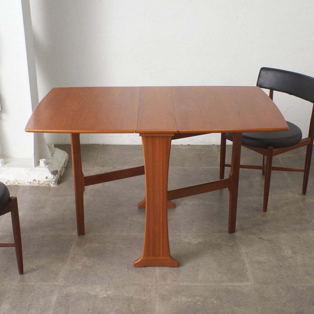 イギリス LEGATE ドロップリーフテーブル チーク 英国 ヴィンテージ