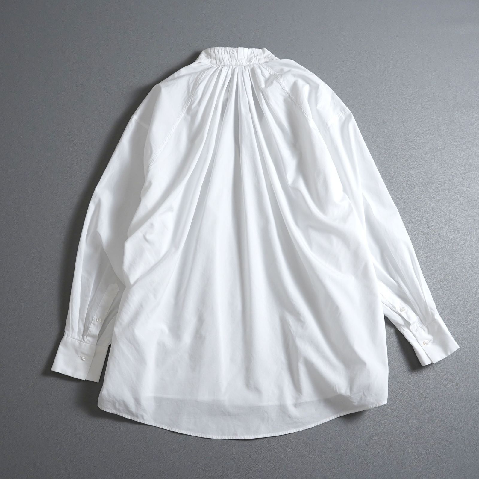 BLAMINK P C B/GATH STD RIBBON リボンブラウス 220t*美品 BLAMINK ブラミンク P C B/GATH STD RIBBON コットン