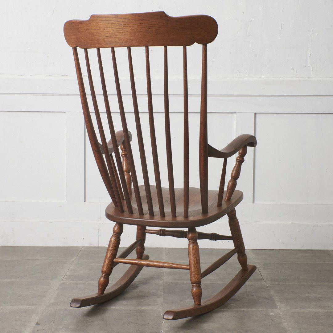 オランダ 製 ハルデ ロッキングチェア 起立木工 オーク 無垢材 ダッチ