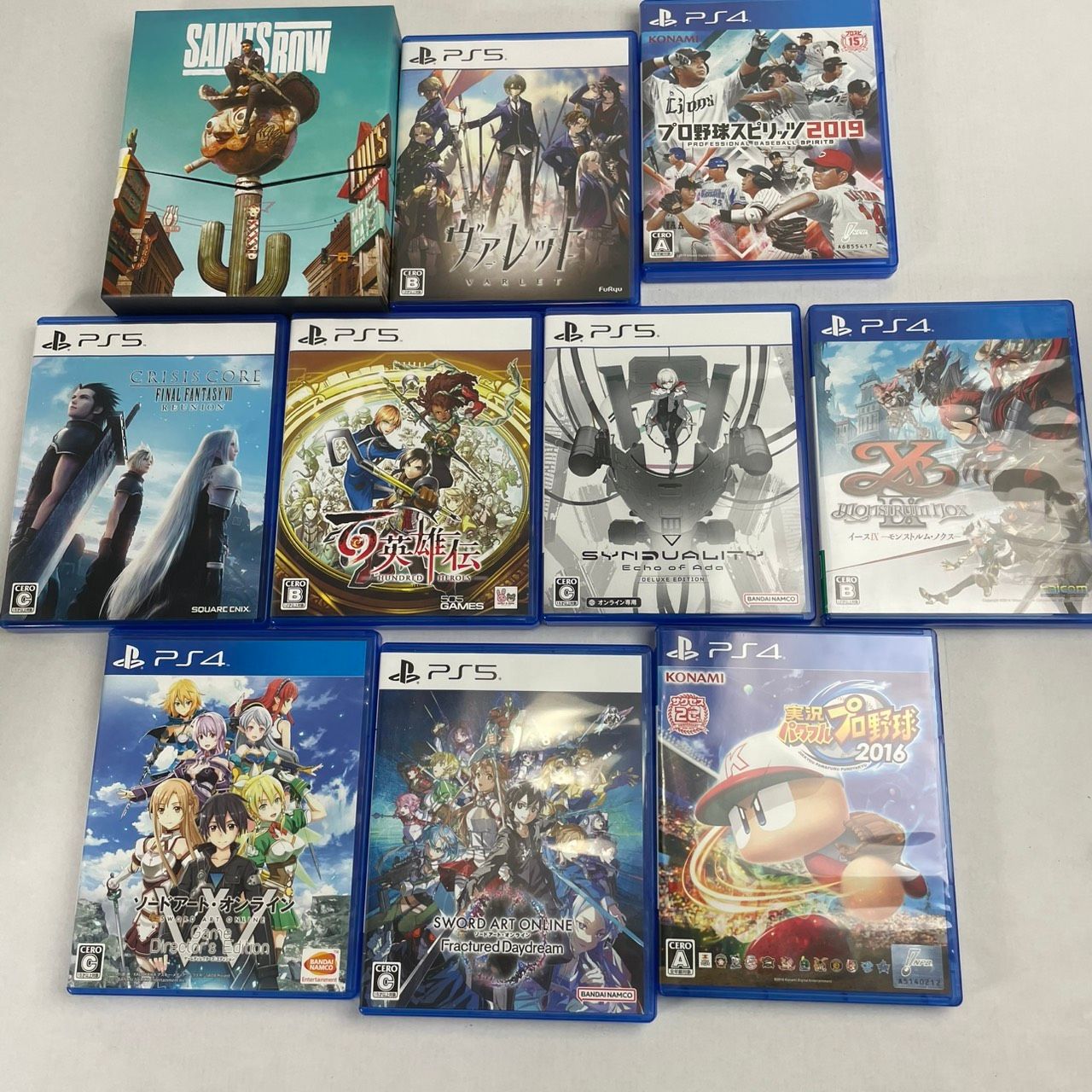 中古品】 PS4 PS5ソフト 10本 まとめ売り 【023-030603-NT-19-fuz