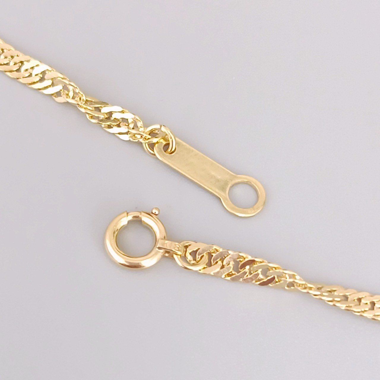 18金 K18 男女兼用 造幣局 スクリューネックレス 4.2g 40㎝ Z219