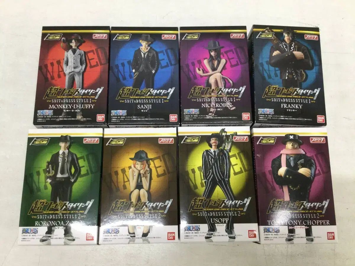 ONE PIECE フィギュア スーツ スタイル 8種セット PIECE ONE 