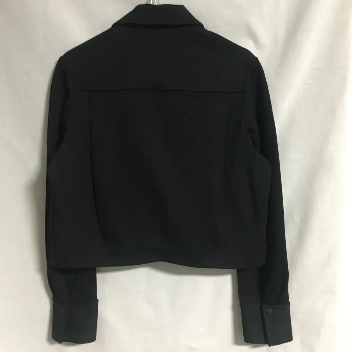 COS コス ブラック クロップド ツイル ジャケット XS - メルカリ