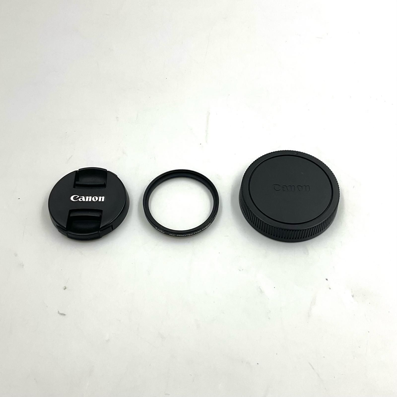 全額返金保証】【最速発送】Canon EF-M 22mm F2 STM ブラック 美品