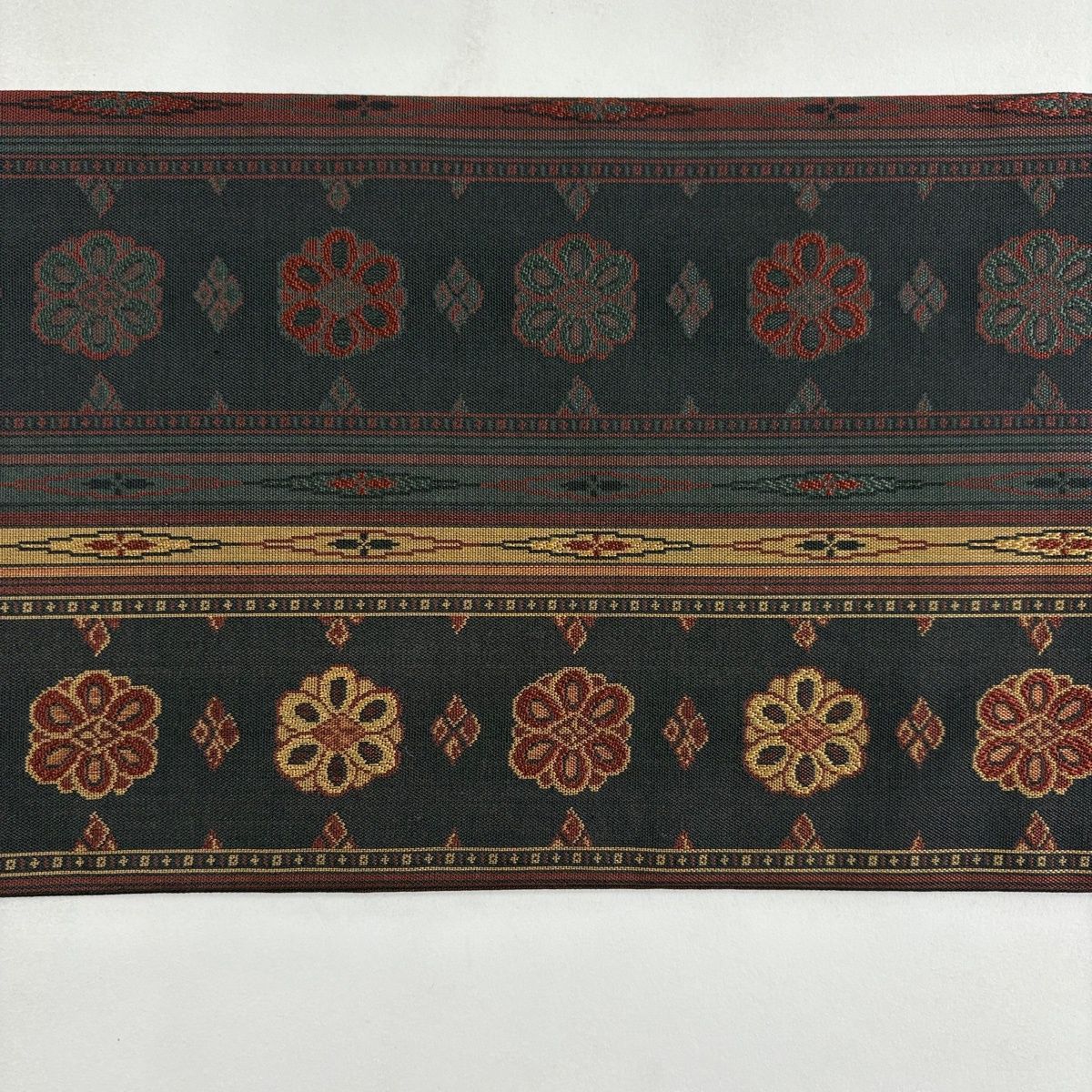 美品】 名古屋帯 優品 縞 華文 黒 正絹 【中古】 - メルカリ