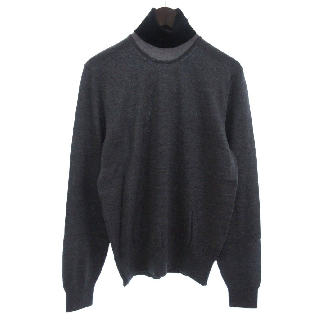 BOSS/タートルネックニット/Sランク/52【中古】 ヒューゴボス HUGO BOSS タートルネック ニット セーター ウール