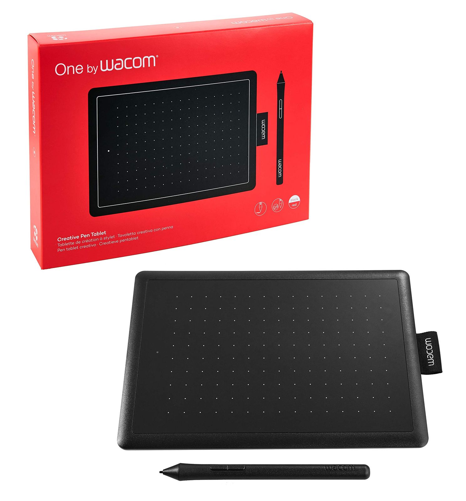One by Wacom - スモール、レッド、CTL-472/K0-CX