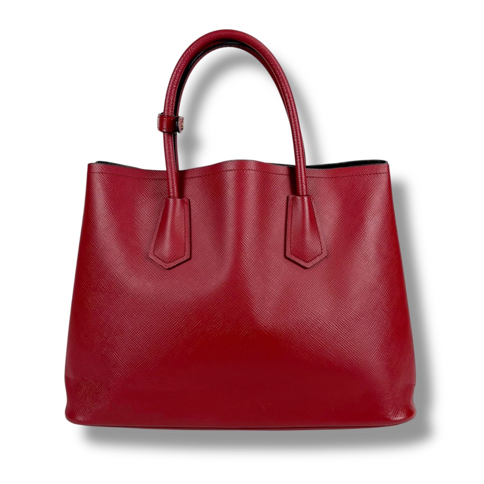 PRADA プラダ サフィアーノキュイール トートバッグ レッド 赤 レザー 
