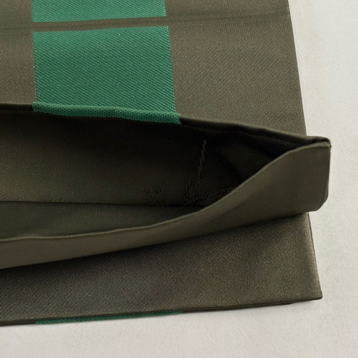 袋帯 名品 辻村ジュサブロー 落款 縞 緑 六通 正絹 【中古】 - メルカリ