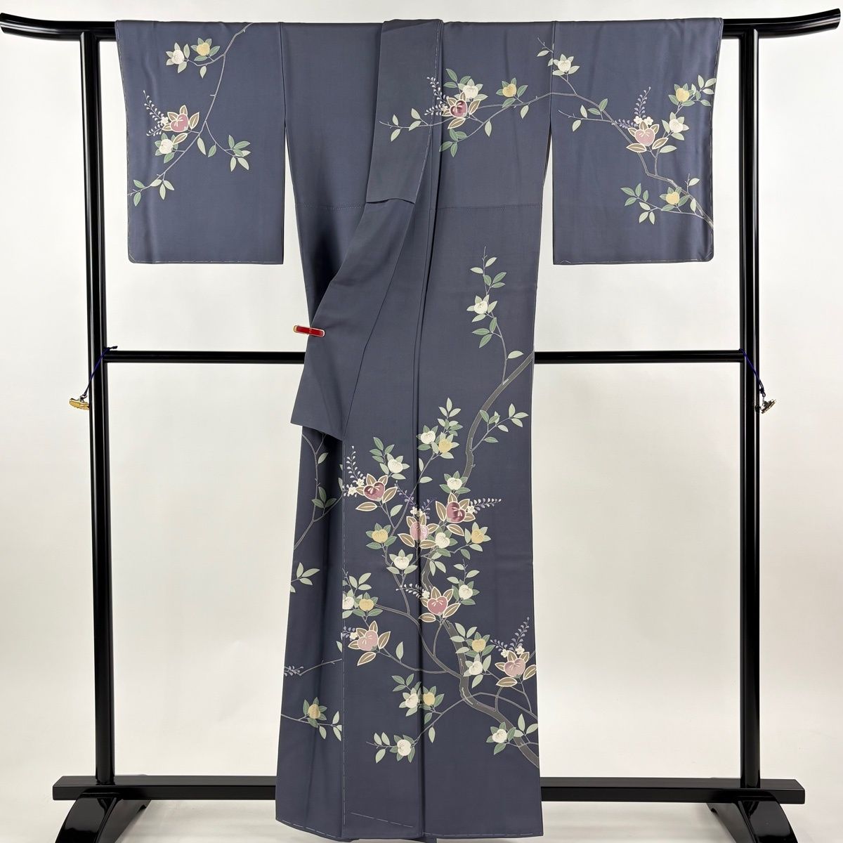 訪問着フルセット　辻ヶ花　作家　落款　名工　豊田宏一　三越　正絹　しつけ糸付き 訪問着フルセット 辻ヶ花 作家 落款 名工 豊田宏一 三越 正絹 しつけ糸