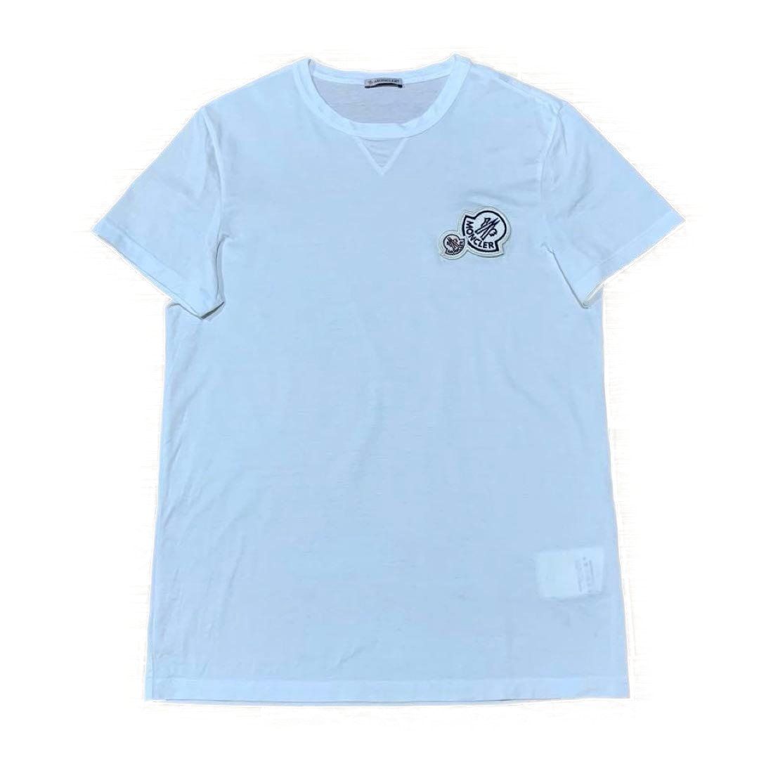 モンクレール ワッペン Tシャツ ホワイト S 国内正規品 4S554 - メルカリ