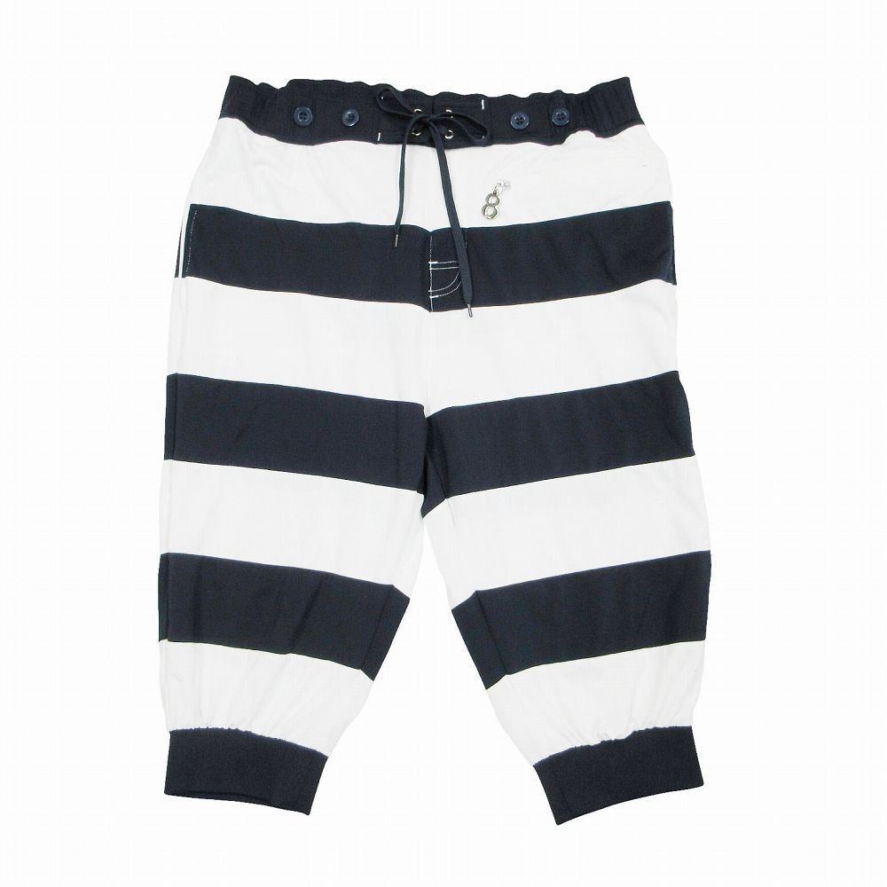 muta marine ムータマリン ボーダー柄 ストレッチ ハーフパンツ