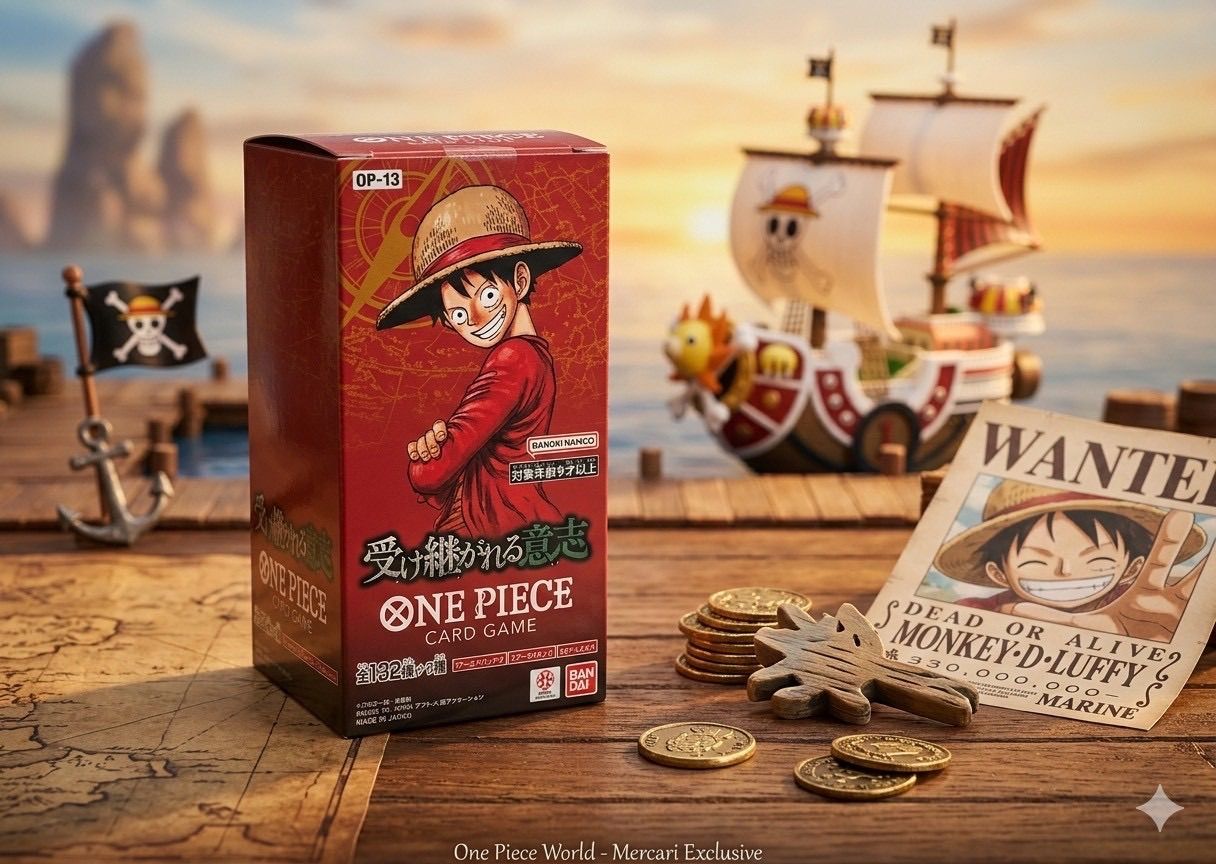 ✓【新品未開封テープ付き】ONE PIECEカードゲーム OP-13 受け継がれる