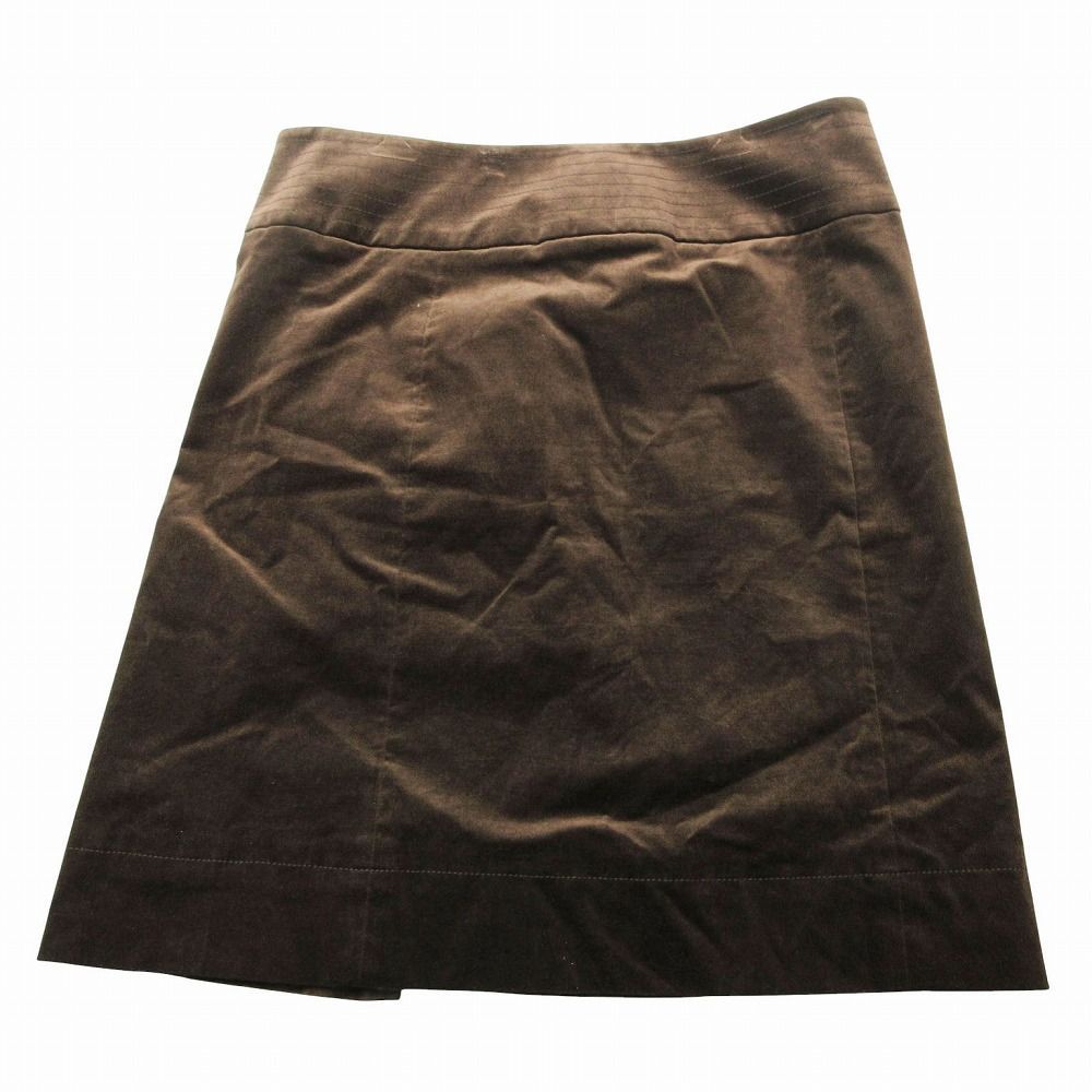 GUCCI グッチ ベルベット地 ボタンフライ ラップスカート ボトムス