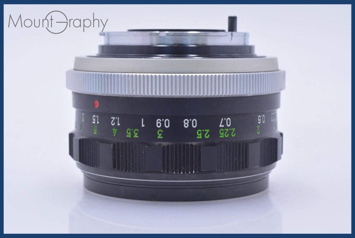 ミノルタ MINOLTA MC ROKKOR-PF 55mm F1.7 前後キャップ&レンズ