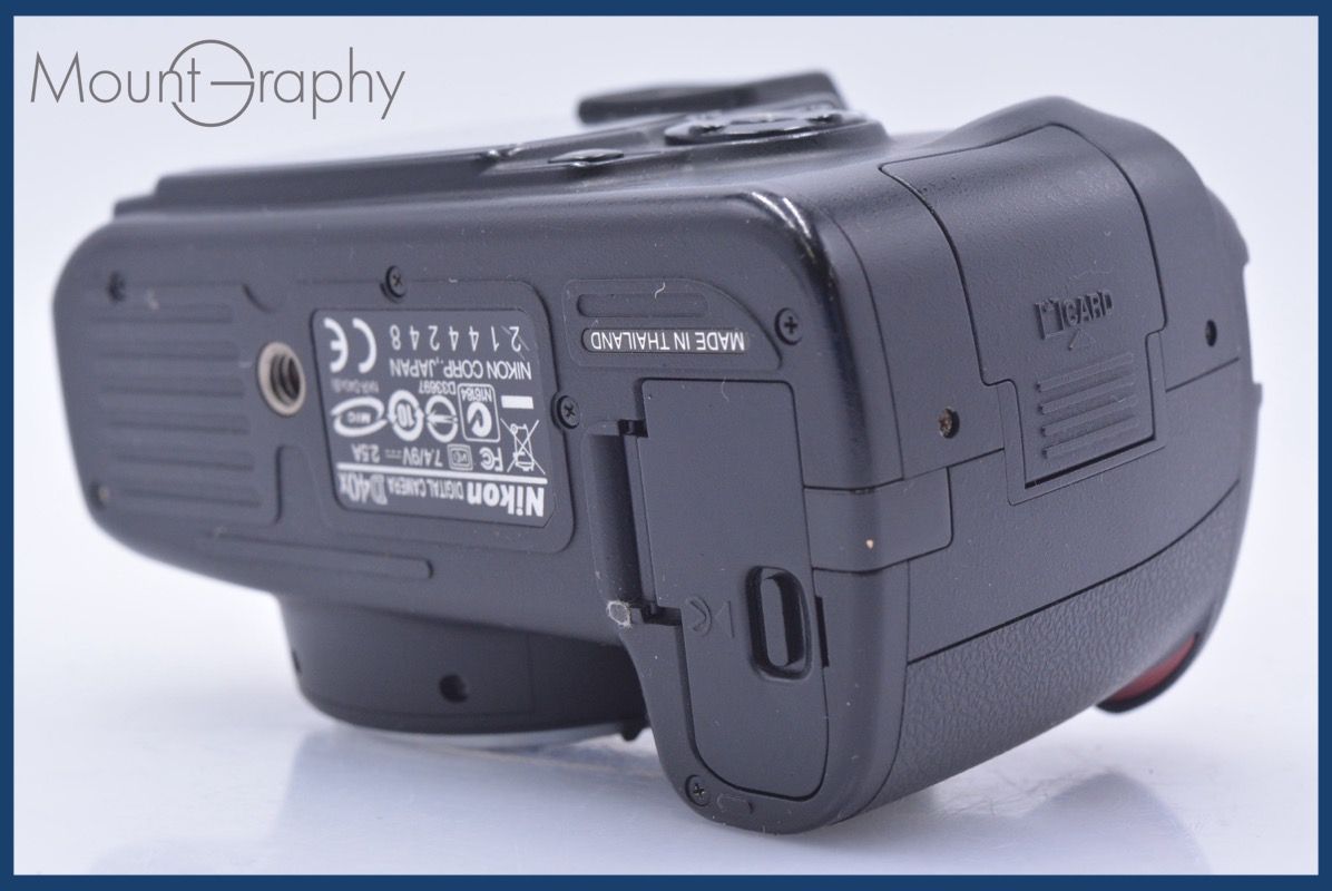 動作保証】 ニコン Nikon D40X ボディーキャップ付 同梱無料 #am4497