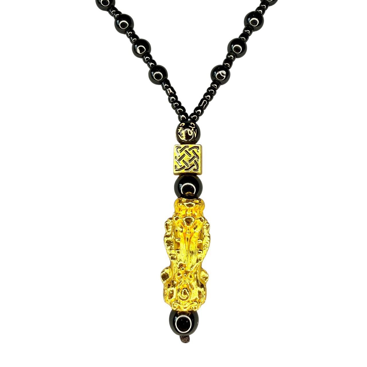 金運】 貔貅 ネックレス 財運 御守り お守り 風水 幸運 金 霊獣 ひ