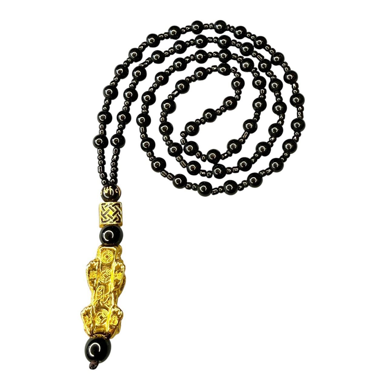 金運】 貔貅 ネックレス 財運 御守り お守り 風水 幸運 金 霊獣 ひ