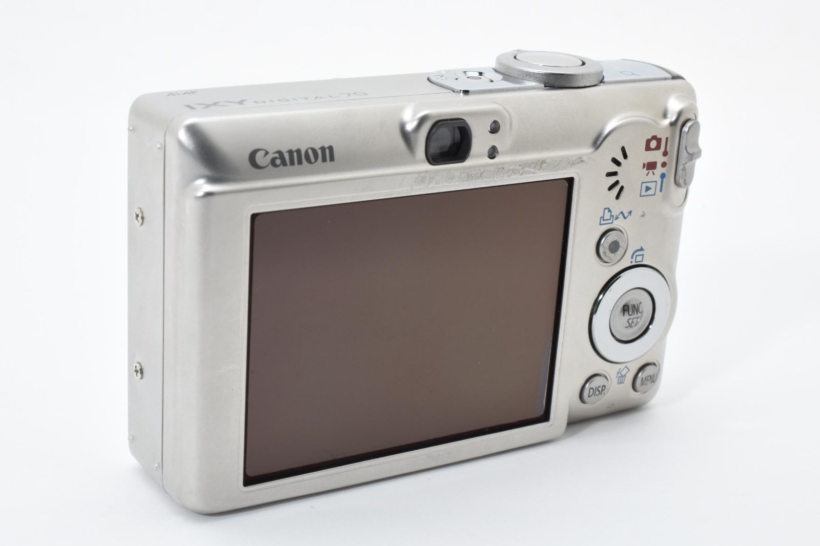 美品】Canon IXY DIGITAL 70 シルバー 動作確認済 600万画素 オールド