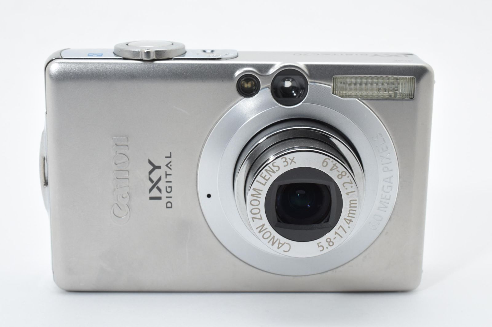 美品】Canon IXY DIGITAL 70 シルバー 動作確認済 600万画素 オールド