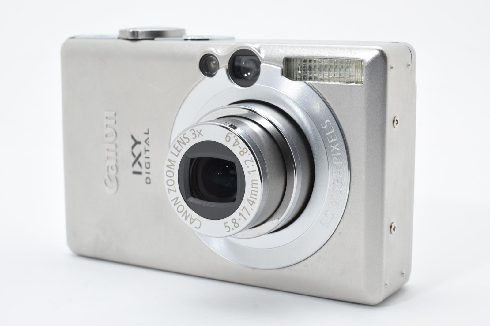 美品】Canon IXY DIGITAL 70 シルバー 動作確認済 600万画素 オールド