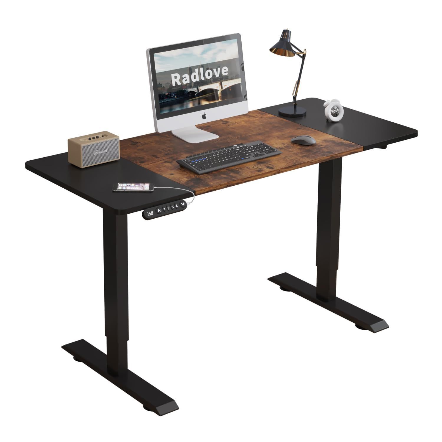 ゲーミングデスク 机 電動昇降式スタンディングデスク パソコンデスク