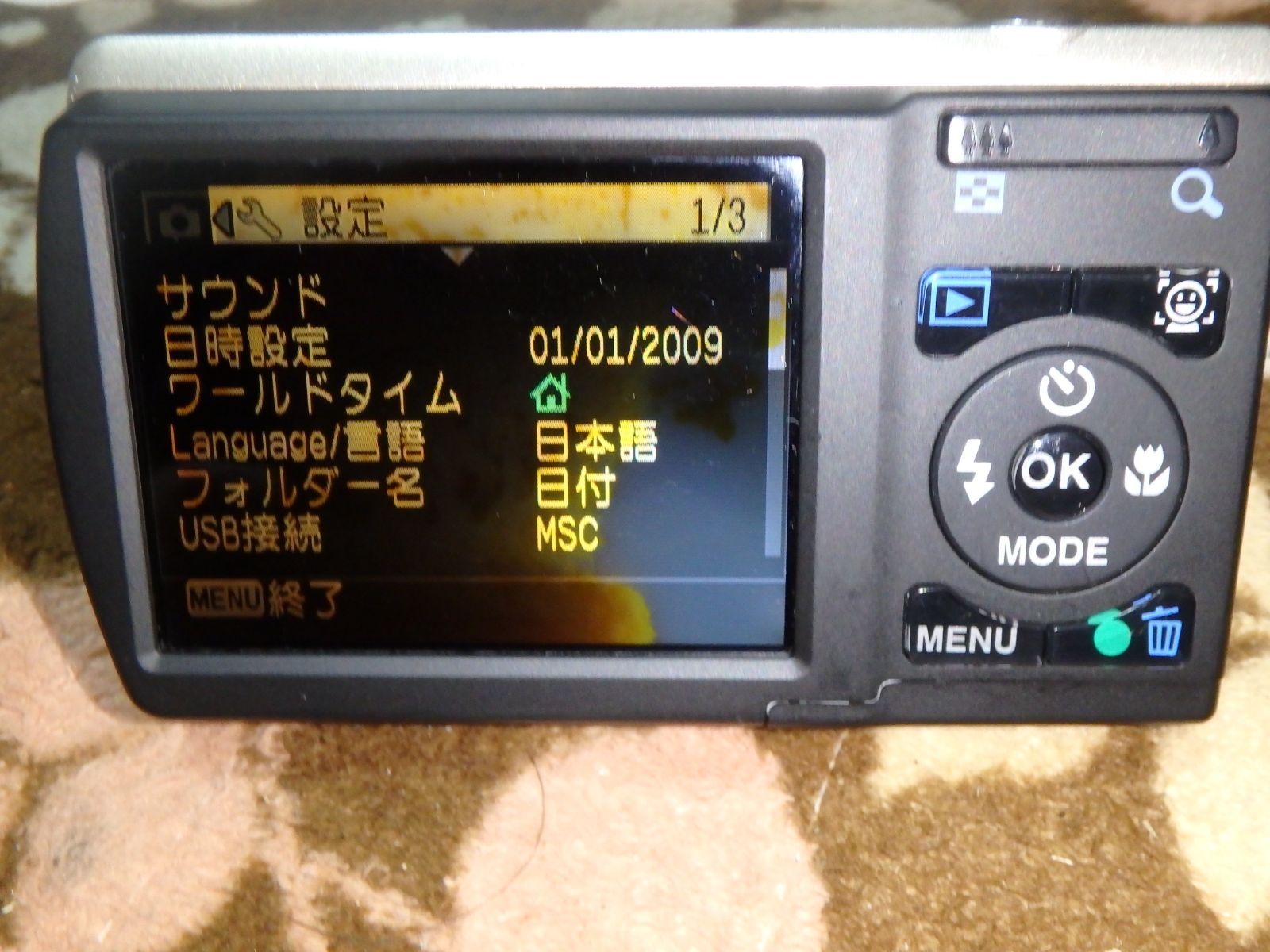 動作品 PENTAX OPTIO E80 デジタルカメラ 乾電池駆動 難 - メルカリ