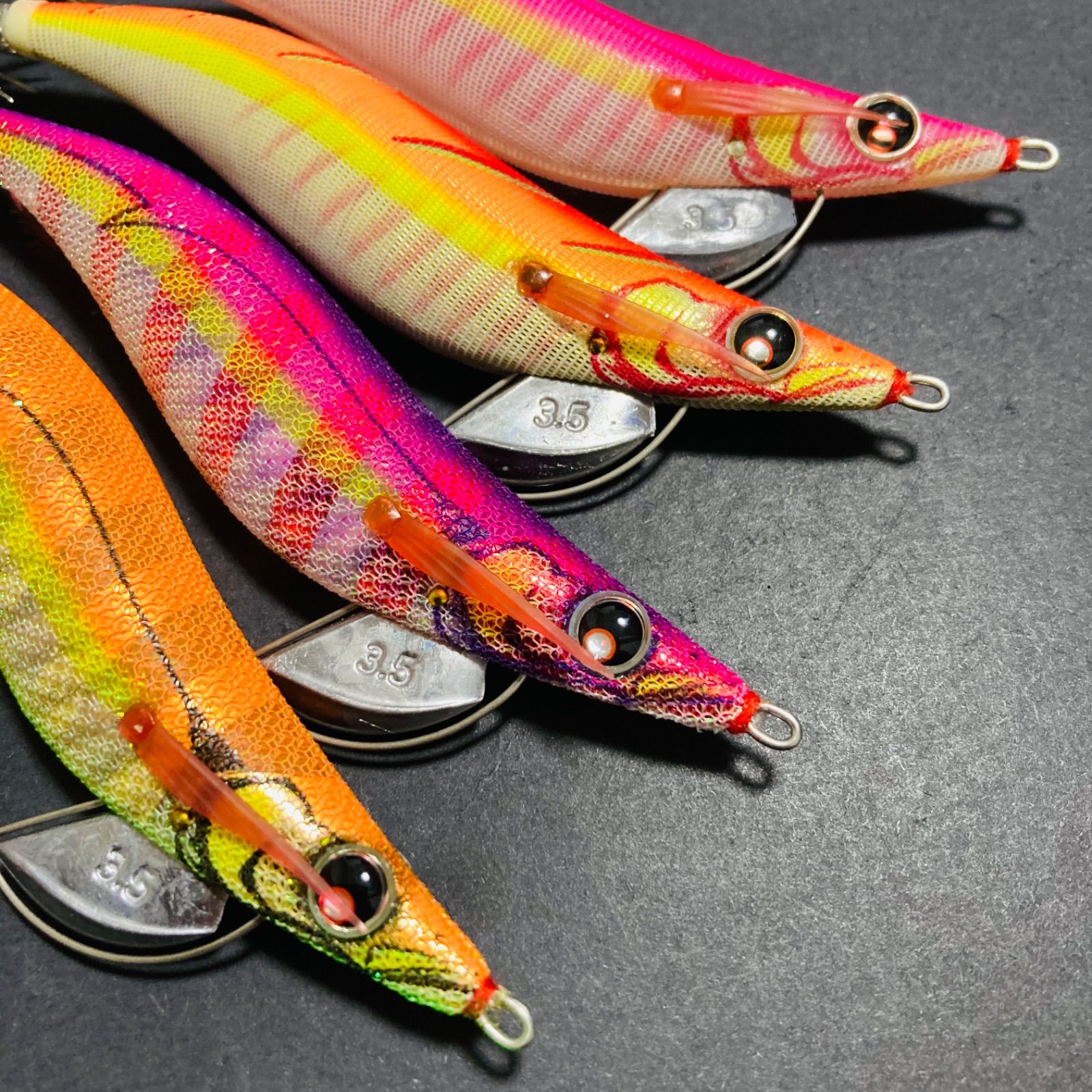 美品】 パタパタQ 3.5号 イージーQ エギ エギセット PatapataQ DUEL YO