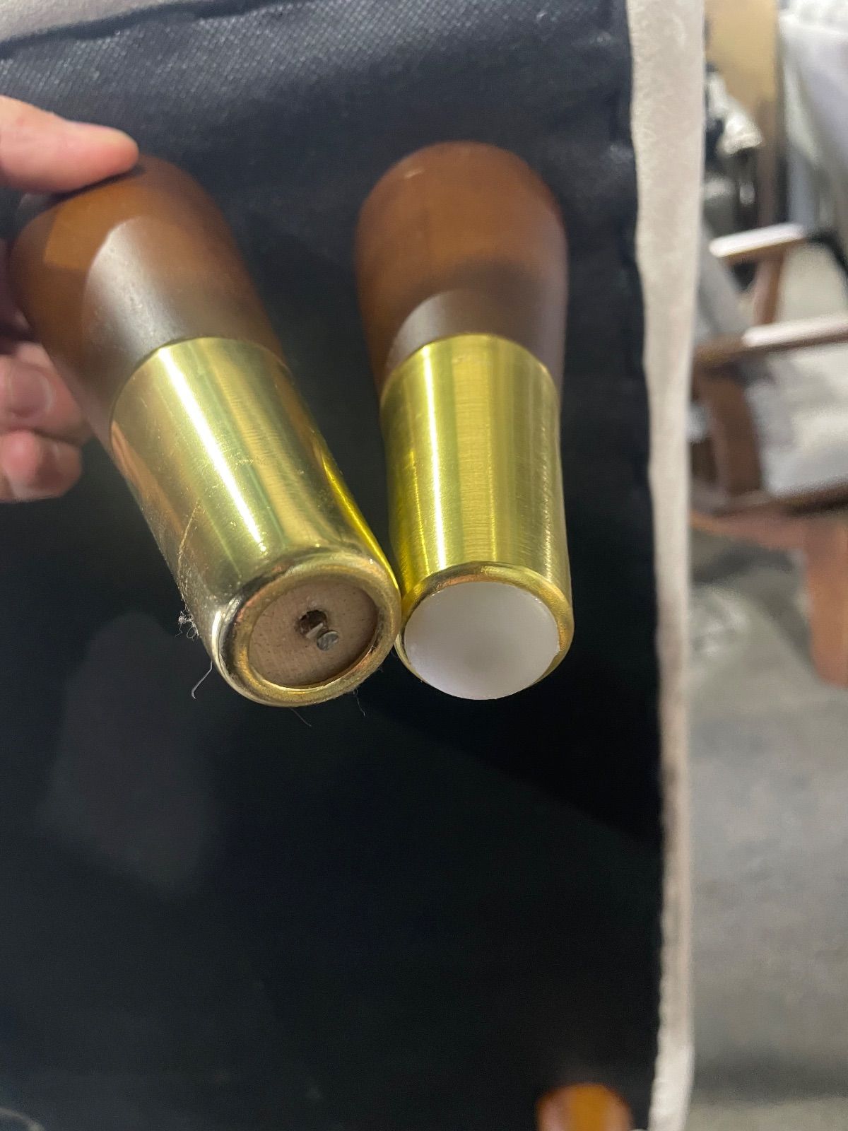 ベルベット調2人掛け カウチソファ