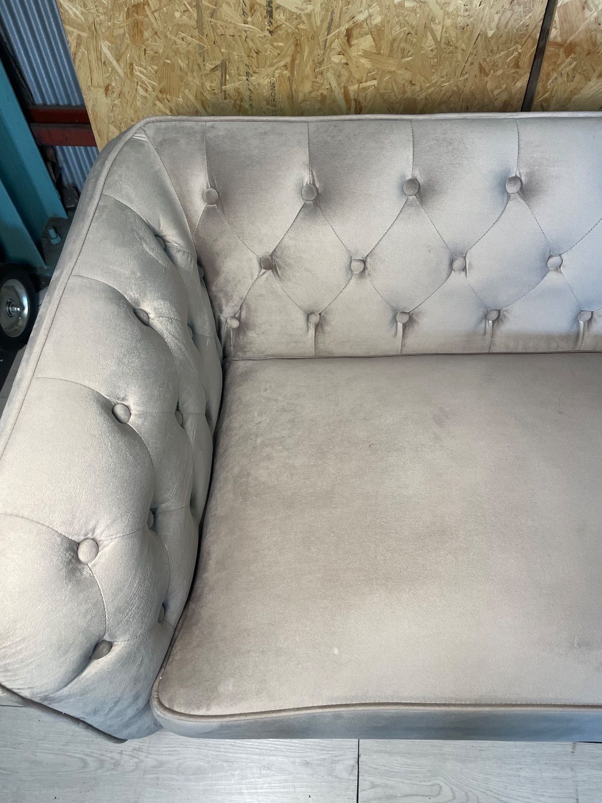 ロウヤ ベルベット調2人掛け