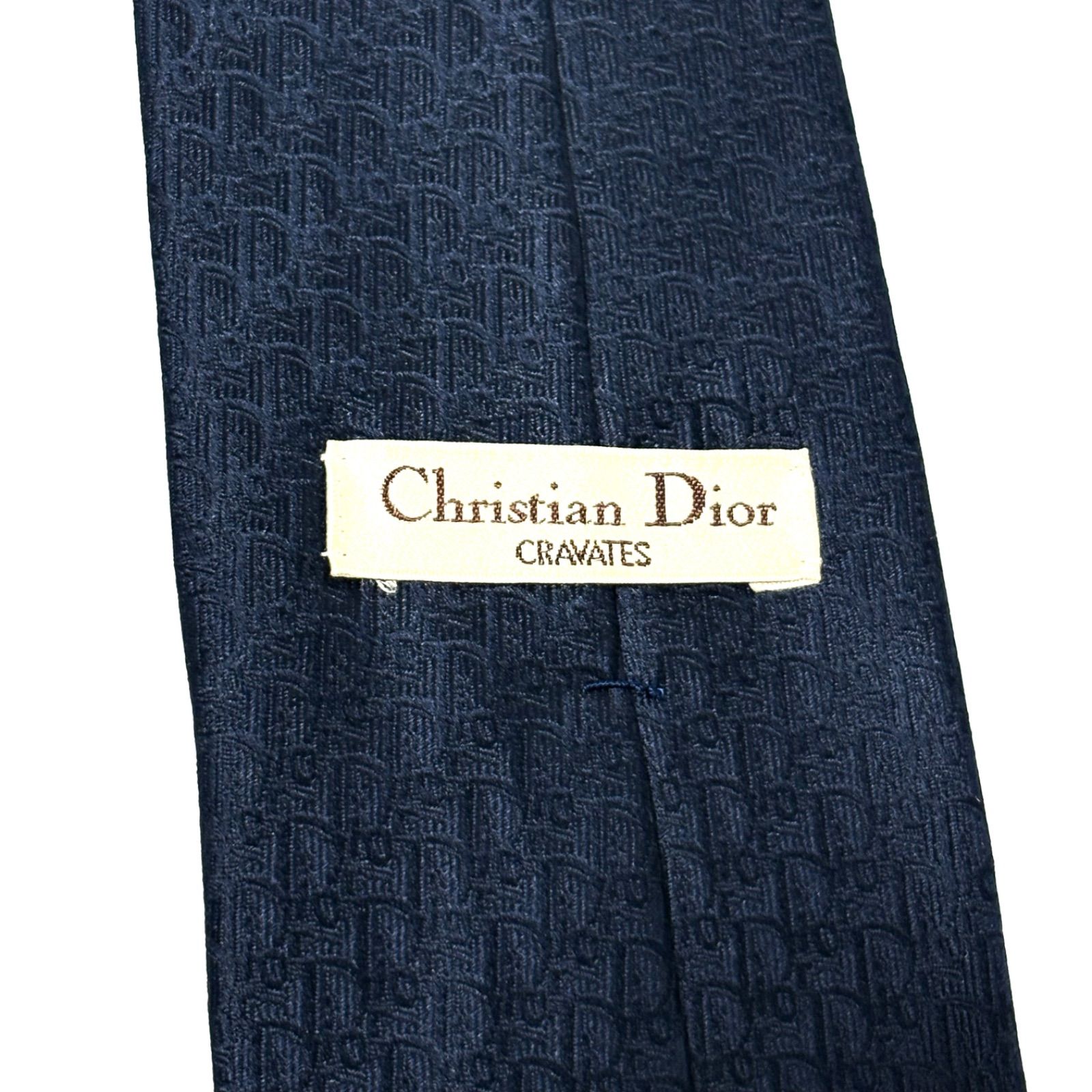 クリスチャンディオール ネクタイ ブランド 光沢 トロッター柄