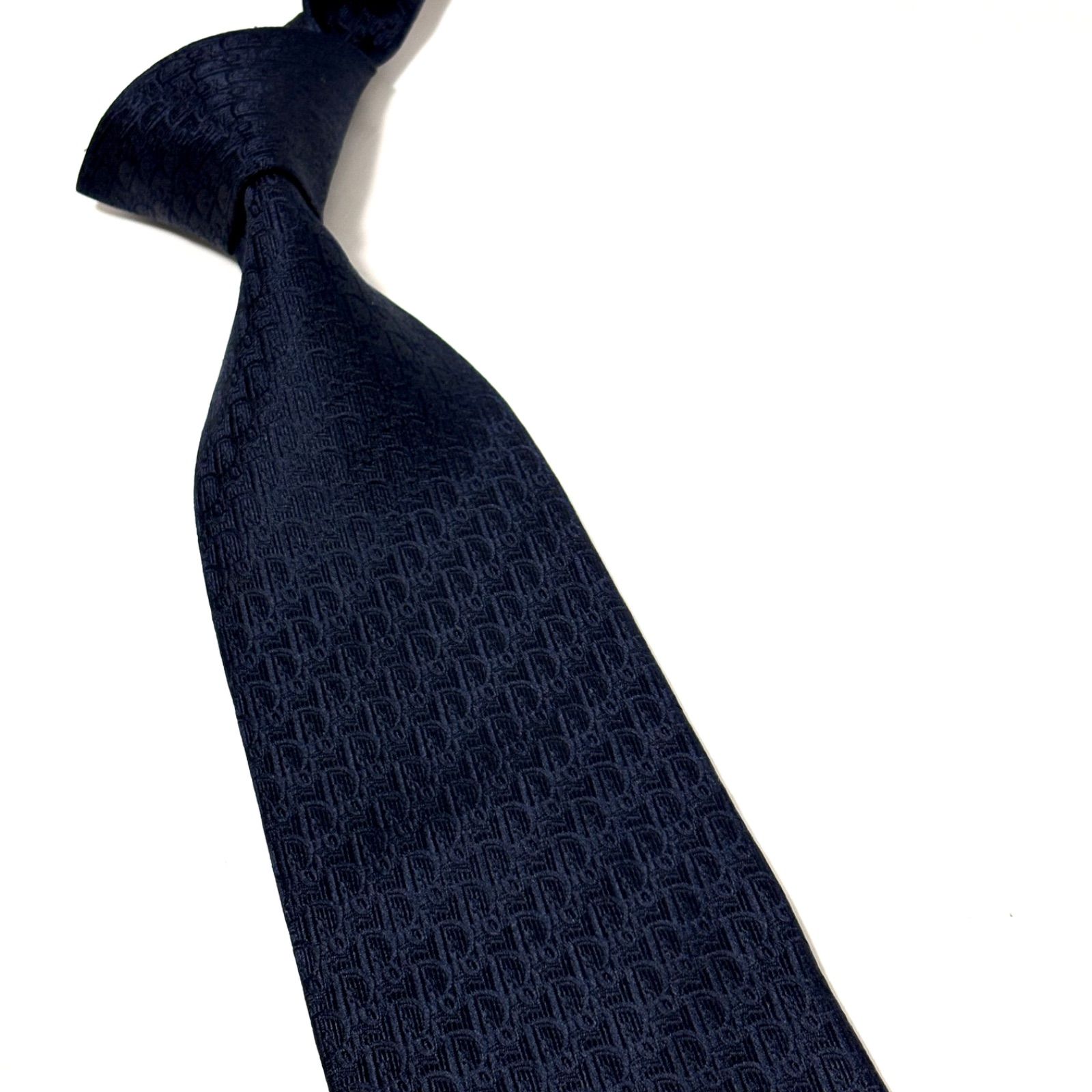 クリスチャンディオール ネクタイ ブランド 光沢 トロッター柄