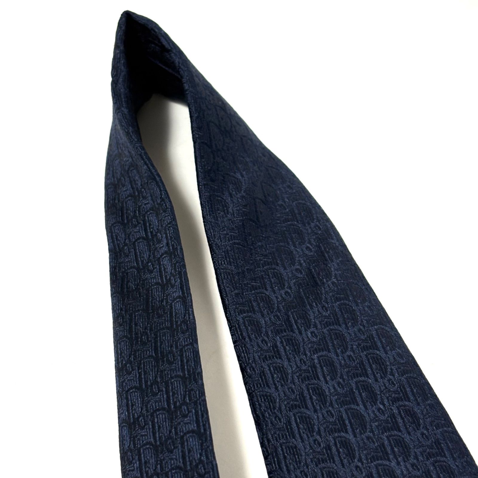 クリスチャンディオール ネクタイ ブランド 光沢 トロッター柄