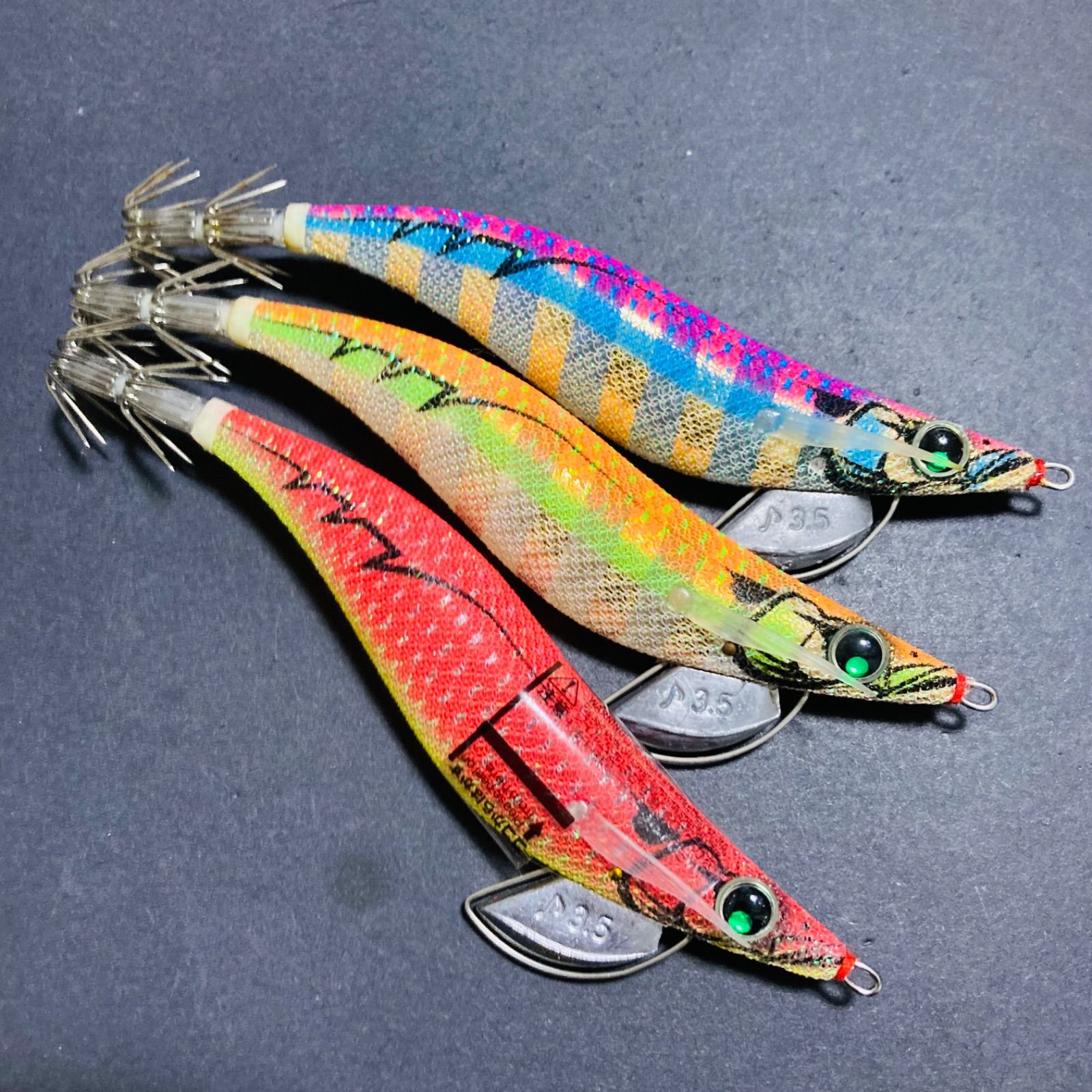 美品】 パタパタQ ラトル 3.5号 イージーQ エギ エギセット PatapataQ