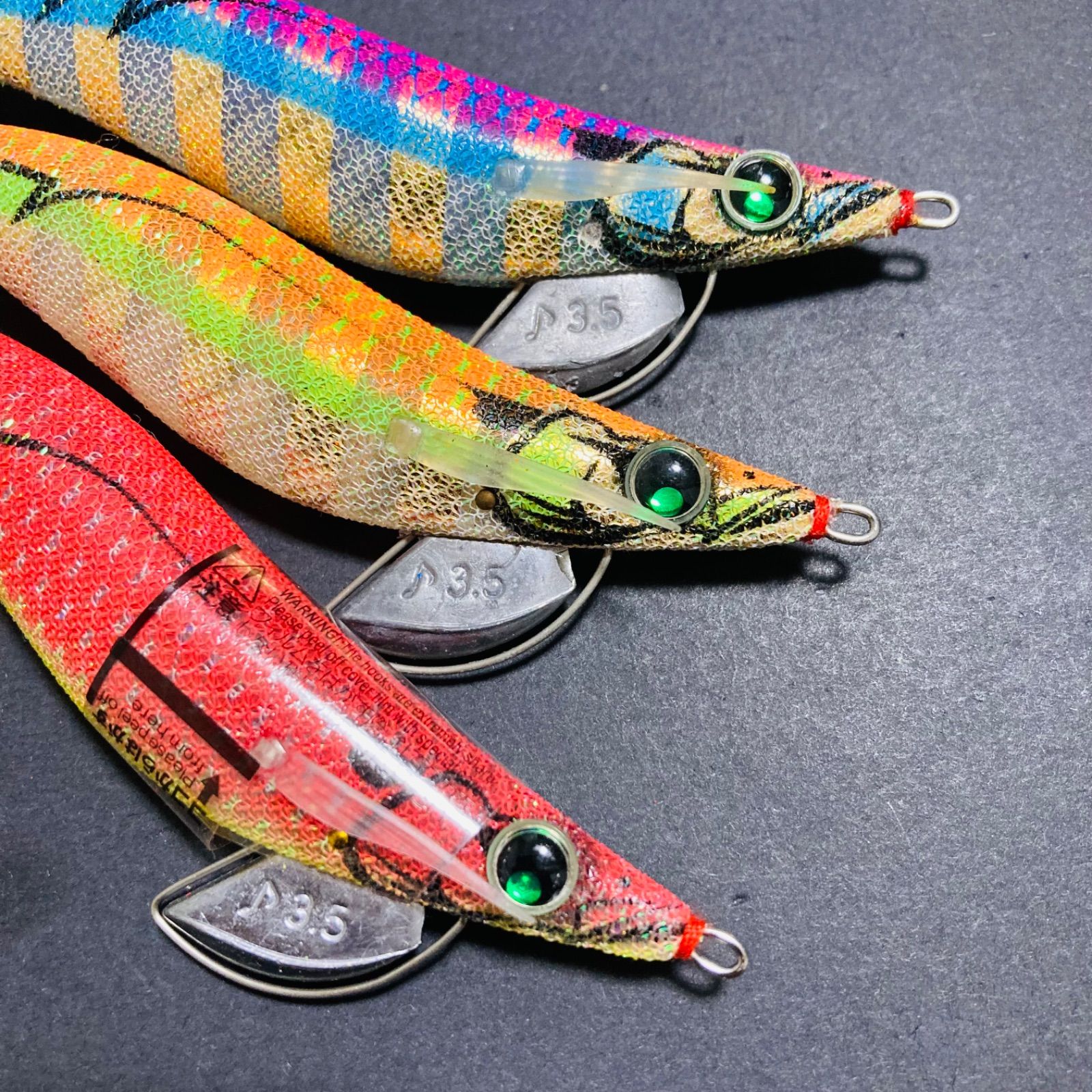 美品】 パタパタQ ラトル 3.5号 イージーQ エギ エギセット PatapataQ