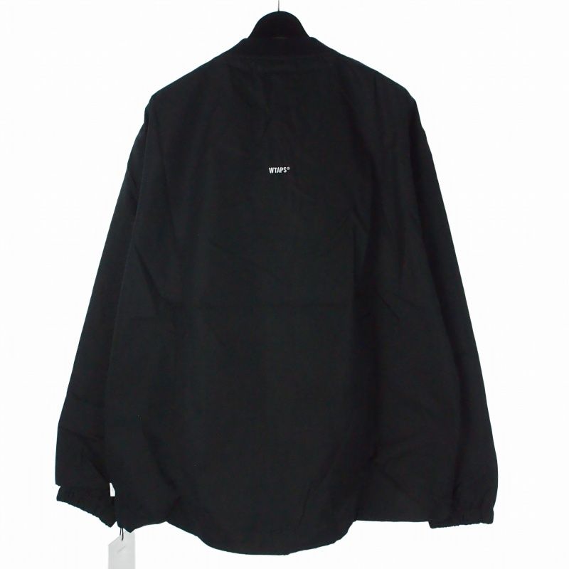 ダブルタップス WTAPS 21SS SMOCK/LS NYCO. WEATHER スモック プルオーバー トップス 3 ブラック 黒 211BRDT-SHM04