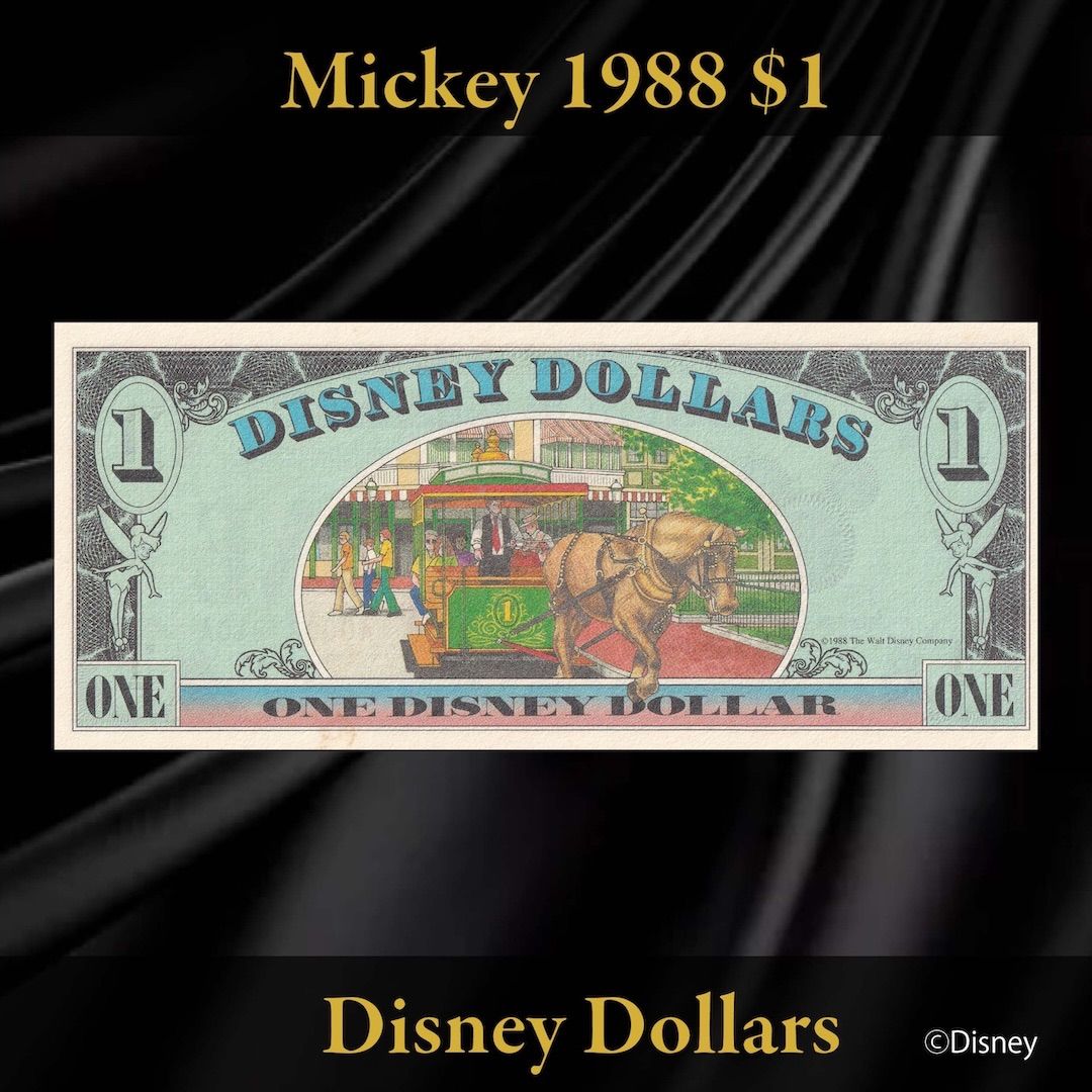 ディズニーダラー 1988年 1ドル ミッキー シリーズA R-7 - メルカリ