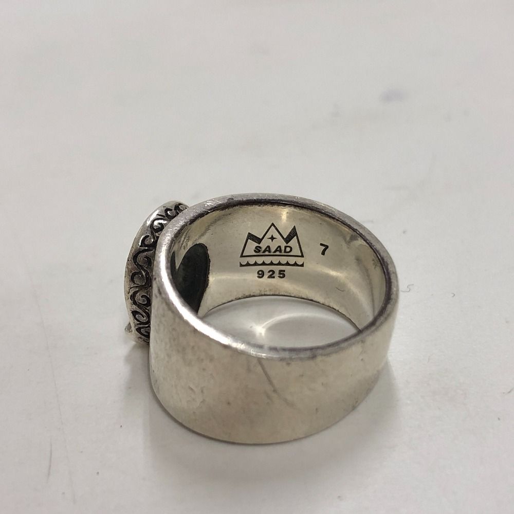 02w23413 SAAD サード ホースシュー リング シルバー 7号 レディース