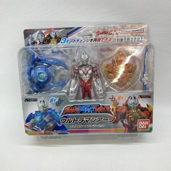 中古】バンダイ ウルトラマンアーク ソリス＆ルーナアーマーセット