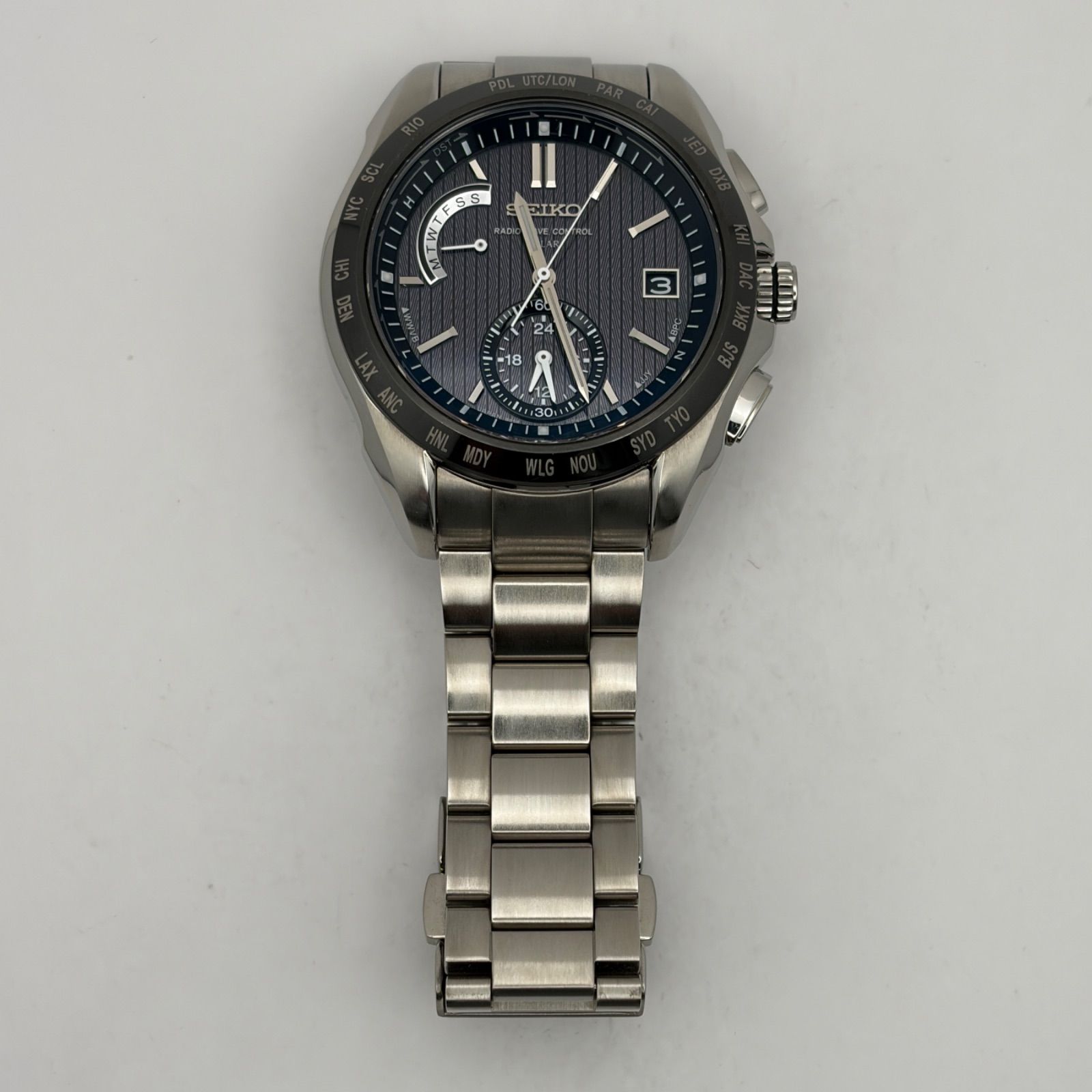 T804）美品 正常稼動 SEIKO セイコー 電波ソーラー BRIGHTZ ブライツ 