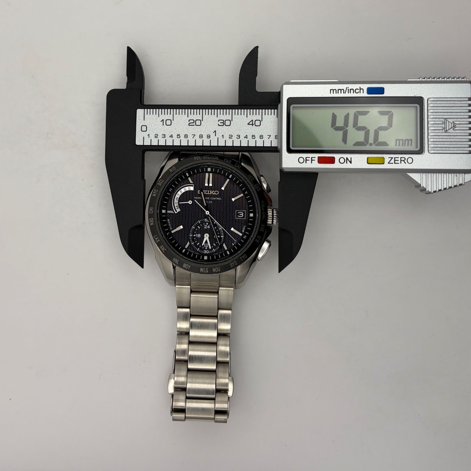 SEIKO セイコー BRIGHTZ ブライツ ワールドタイム ソーラー電波時計