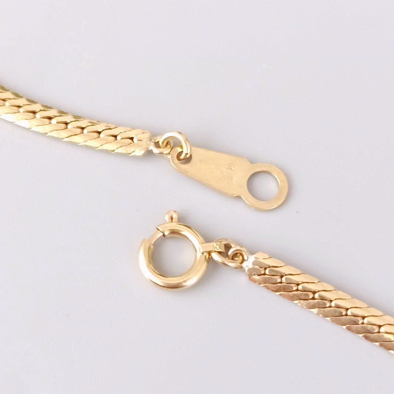 18金 K18 男女兼用 造幣局 鏡面ネックレス 10.4g 40㎝ Z241 - メルカリ