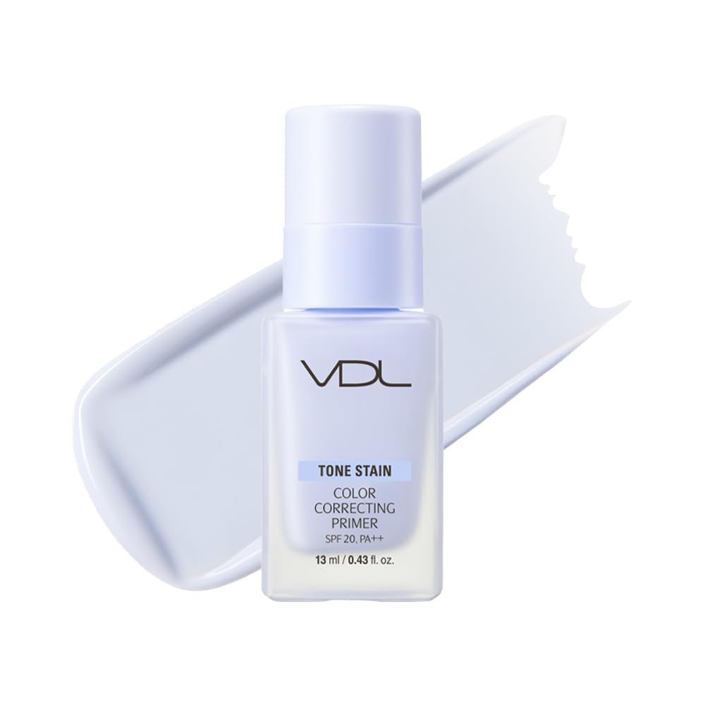 【特価セール】トライアルサイズ 韓国コスメ 13ml 高保湿 くすみ 透明感 トーンアップ コントロールカラー SPF20 化粧下地 ペールブルー 03 プライマー コレクティング PA++ カラー ステイン トーン VDL(ヴィディーエル)