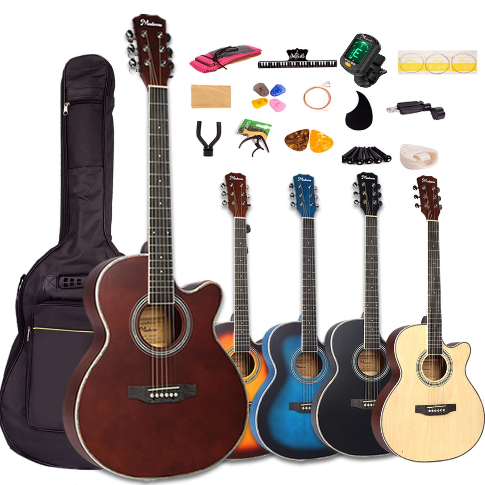 アコースティックギター 初心者セット カッタウェイ(Cut-Away)タイプ