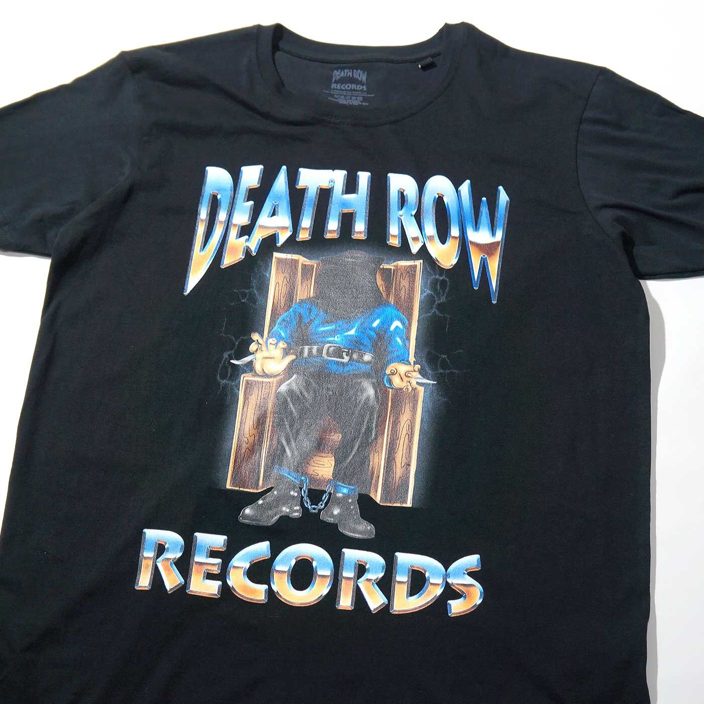 新品 Death Row Records Tシャツ Execution Full Colour-Black 